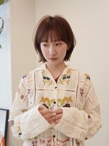 ディッセンバー 伊勢崎(December)&nbsp;切りっぱなしボブ/ミニボブ/丸くないボブ/ヘーゼルベージュ