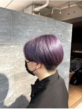 フロー(flow) センターパート×ハイトーン