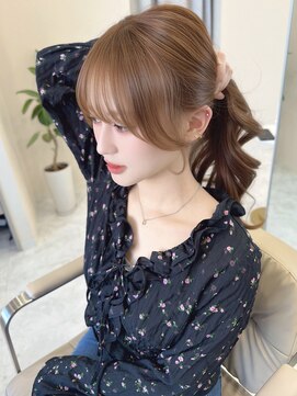 ノエラ(NOELA) おくれ毛美人”になれる韓国顔まわりカット