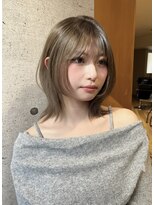 ブロッサム 池袋店(Blossom) イメチェン/グレーベージュ/アンブレラカラー/前髪/池袋