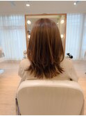鎖骨ミディアム　レイヤーカット