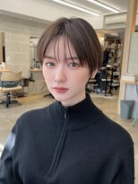 サンドイエナ 横浜店(sand yena)&nbsp;くびレイヤーボブルフネビージュ小顔ワンレンこなれミディ