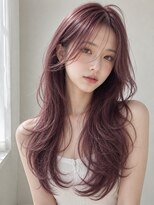 salon chiariss 髪質改善/韓国ヘアー/レイヤーカット ラベンダーカラー/レイヤーカット