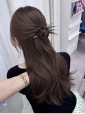 ブリーチなしカラー グレージュカラー