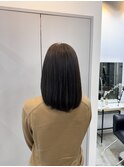 艶髪ストレートボブ 髪質改善/縮毛矯正
