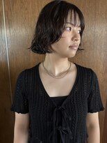 ヨロヘアー(YOLO hair) ショートパーマ 顔まわりレイヤー ボブ