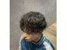 メンズカット+スパイラルパーマ+TR ¥12,500