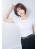 【アドミオカラー】(白髪染め可)+カット+濃密泡パックTr　￥10900