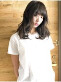 ハイ透明感グレージュ