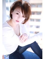 シーラス バイクラウドゼロ(Cirrus by Cloud zero)&nbsp;ブラウン小顔バイアスバングスタイル【Cirrus by Cloud zero】