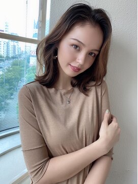 アフロート ディル(AFLOAT D'L) AFLOAT《矢田菜津紀》表参道/レイヤーくびれ◎ピンクブラウン