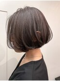 グレージュワンレンボブ