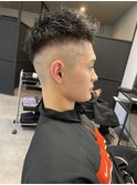 20代30代メンズツイストパーマ束感トラッドオシャレ感ショート