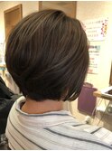 大人ショートボブ