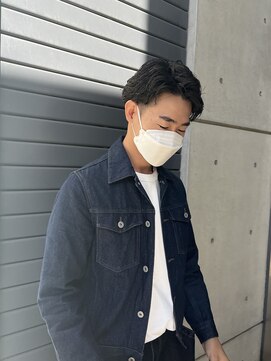 バディヘア ルーツ(BUDDY HAIR ROOTS) メンズパーマ/センターパート/マッシュ