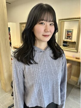 サンド 表参道(sand) ブルーブラック暗髪艶カラー