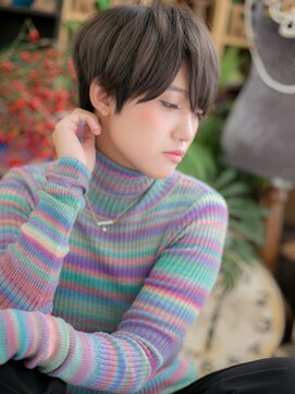 カバーヘア ブリス 戸田公園西口店(COVER HAIR bliss) グレージュカラーマニッシュショートc5戸田公園20代30代40代!