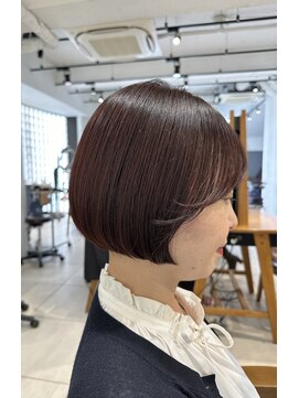 ガーデン ジングウマエ(GARDEN jingumae) 栗原,切りっぱなしボブ,ピンクブラウンc4