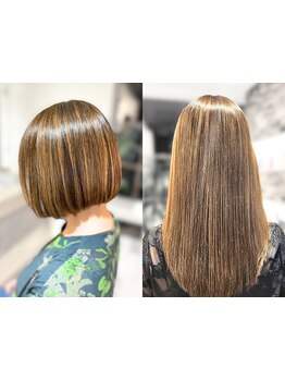 【Cut+N.縮毛矯正+アミノ酸TR\10900】ダメージレスを第一に考えたまっすぐ過ぎない自然なストレ-ト♪[上野]