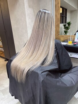 サニー 渋谷(SUNNY) バレイヤージュ、ハイライト、グレージュ、ショコラベージュ