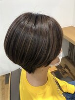 クラップス 杉田店(CLAPS)&nbsp;ショート/ショートボブ/ハイライト/白髪ぼかし/ベージュカラー