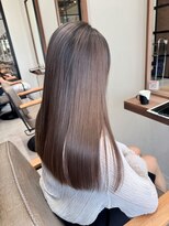 ネウィ ジャム 町田(newi JAM)&nbsp;ワンレンボブ前下がりショート内巻きワンカール鎖骨ミディアム