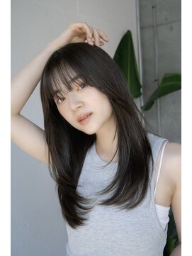 エインアンリー 明治神宮前(AIN.ANLY.) レイヤーカット/顔まわりレイヤー/顔まわりカット/前髪カット