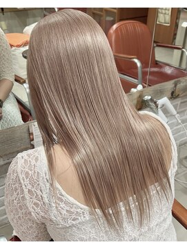 ネオリーブサイン 大森店(Neolive sign) ブリーチ2回 シアーグレージュ【大森】