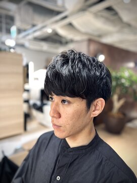 ウノプリールヴァモス(unopulir Vamos) 前髪あり大人のサイドスッキリニュアンスパーママッシュ