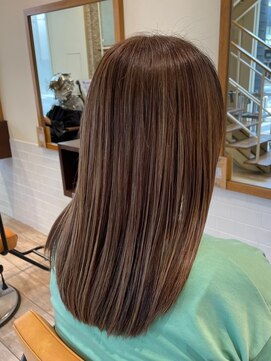 クラップス オル 金沢八景(CLAPS Ore) ミルクティーベージュダブルカラーケアブリーチグレージュ40代