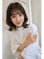 美容室 パルス 静岡鷹匠店(PALS)&nbsp;くびれミディ／ウェーブヘア／ベージュカラー