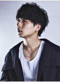 フワボサ質感 シャドウパーマ