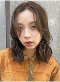 イメチェンミディアムパーマ美髪のススメワイドバング
