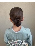訪問着着付け＋ヘアセット