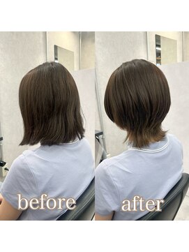 ヘアサロン ドットプラス 町田店(dot. plus) くびれヘア/アプリコットオレンジ/夏のヘアアレンジ/町田