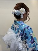 夏祭り/ヘアセット/着付け/浴衣