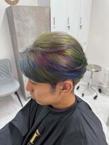 ワンズクロエ 原宿店(ONE's Chloe)&nbsp;フェザーパーマグレーフェザーショートサーフカール波打ちパーマ