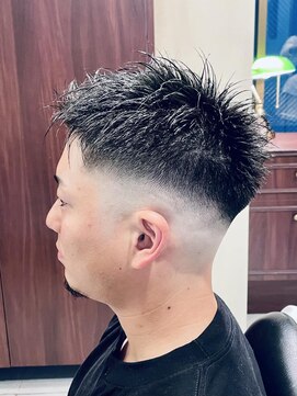 グレイスフルバーバーロンドン 大宮店(Graceful Barber London) 【30代 男性】ロンドンスパイキーフェード（大宮/バーバー）