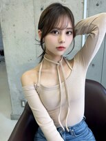 ロンドカスティーヨ 四日市(Lond castillo)&nbsp;【廣田】韓国風　結ぶと可愛い顔まわり　小顔　レイヤー