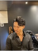 大人かきあげスタイル