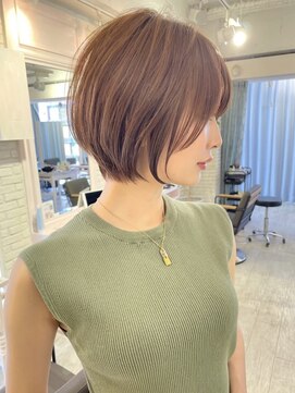 ロンドウル 熊本(Lond ulu) 大人可愛いショート/ベージュカラー/2way [熊本/上通/下通〕