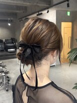 ネアー 新潟(NEER)&nbsp;アプリコットオレンジ/くびれヘア/ウェーブショート［新潟］