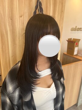 アドラーブル 長岡新保店(adorable) 20代30代40代ロングレイヤー