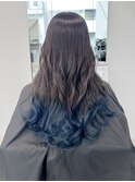 【ALIVE吉祥寺】ブルーアッシュグラデーションカラー
