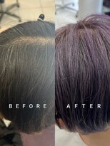 トニーアンドガイ 青山店(TONI & GUY) 【川原】ハイライト白髪ぼかし【デザインカラー】