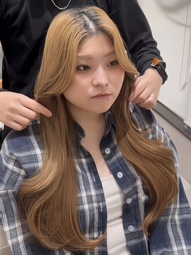 ジーナ 高槻(Zina) レイヤーカット/ミルクティーベージュ