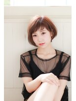 クシュ 本川越店(kusyu...)&nbsp;ローズブラウンワンホンレイヤースモーキーカラーカーテンバング