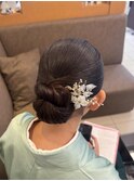 卒業式の袴におすすめ◎上品シニヨンのヘアセット