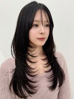 アイトーキョーエス 渋谷(AI TOKYO S)&nbsp;ハッシュカットシャギーレイヤー韓国レイヤーハッシュレイヤー