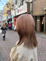 アース 高円寺店(HAIR & MAKE EARTH)&nbsp;ピンクベージュ×ブラウン